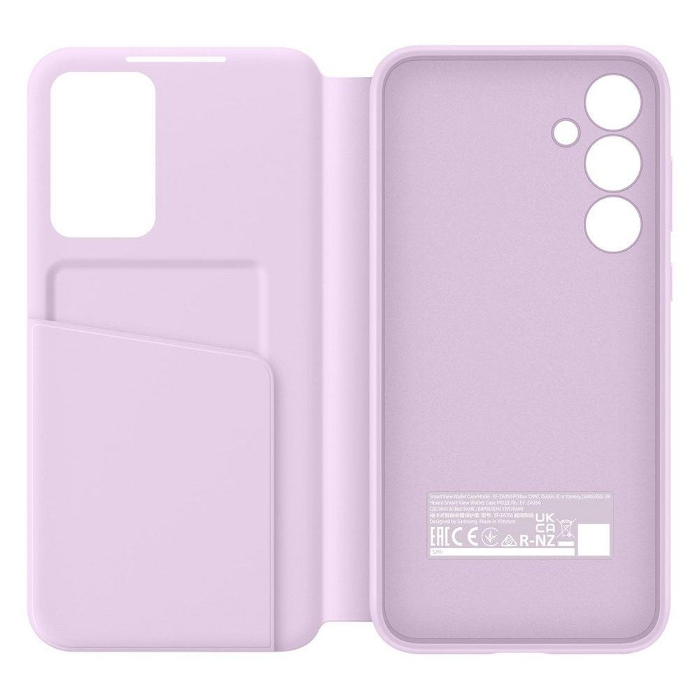 Original Samsung Galaxy A35 (5G) Smart View Flip Cover m. Pung - Lavender (EF-ZA356CBEGWW)