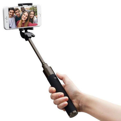 Spigen S530W Selfie Stick Bluetooth - Selfie Stang m. Knapudløser - Sort