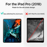 iPad Pro 12.9" (2022 / 2021 / 2020 / 2018) Spigen Glass.Tr Slim Skærmbeskyttelse - Hærdet Glas - Gennemsigtig