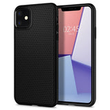 iPhone 11 Spigen Liquid Air Bagside Cover - Sort