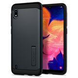 Samsung Galaxy A10 Cover Spigen Slim Armor Metal Slate