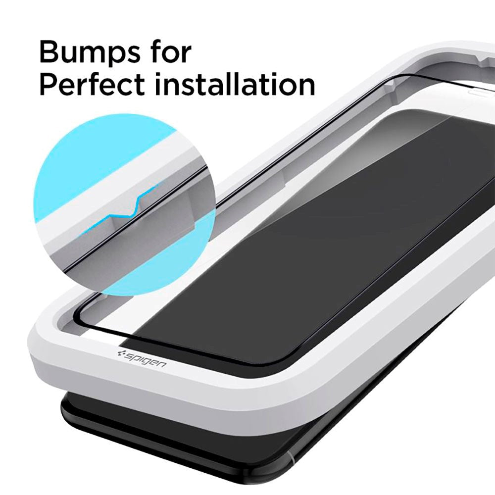 iPhone 11 Pro Spigen Skærmbeskyttelse - Sort Kant