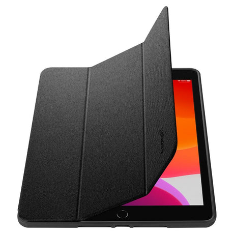 iPad 10.2" (2021 / 2020 / 2019) Spigen Urban Fit Stof Cover m. Pen Holder - Sort