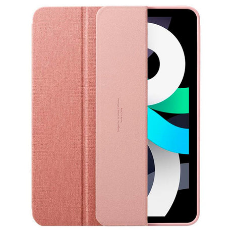 iPad Air 10.9-11" (2024-2020) Spigen Urban Fit Stof Flip Cover m. Pen Holder - Rose Gold