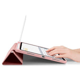 iPad Air 10.9-11" (2024-2020) Spigen Urban Fit Stof Flip Cover m. Pen Holder - Rose Gold