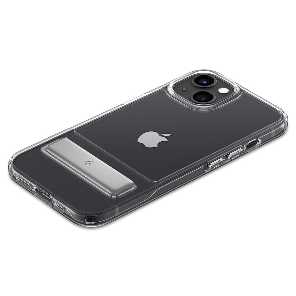 Spigen Slim Armor Essential S iPhone 13 Mini Bagside Cover m. Kickstand  - Gennemsigtig