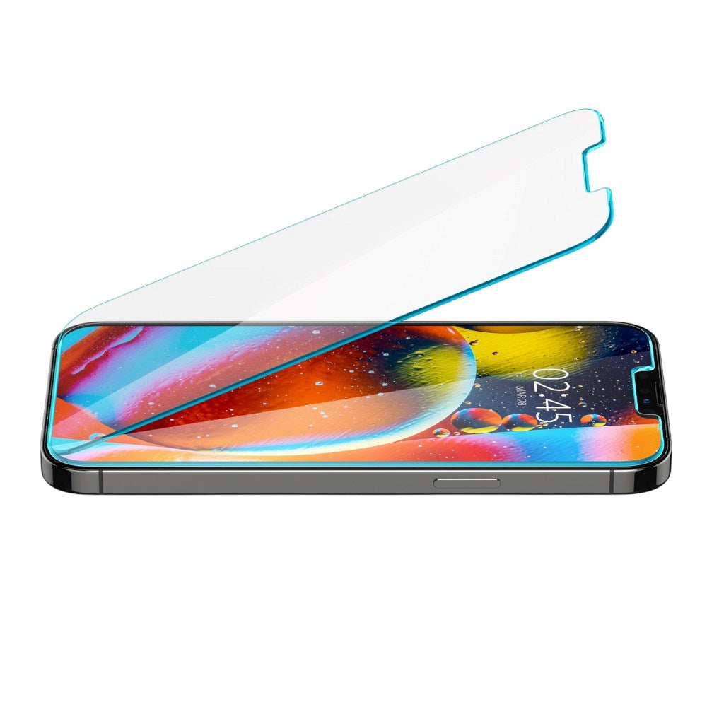 Spigen Glas.tr iPhone 17e / 16e / 14 / 13 / 13 Pro Hærdet Skærmbeskyttelsesglas - Gennemsigtig