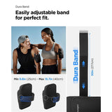 Spigen Dynamic Shield Løbearmbånd m. 2 Lommer (Maks. Mobil: 195 x 113mm) - Sort - (DEMO)