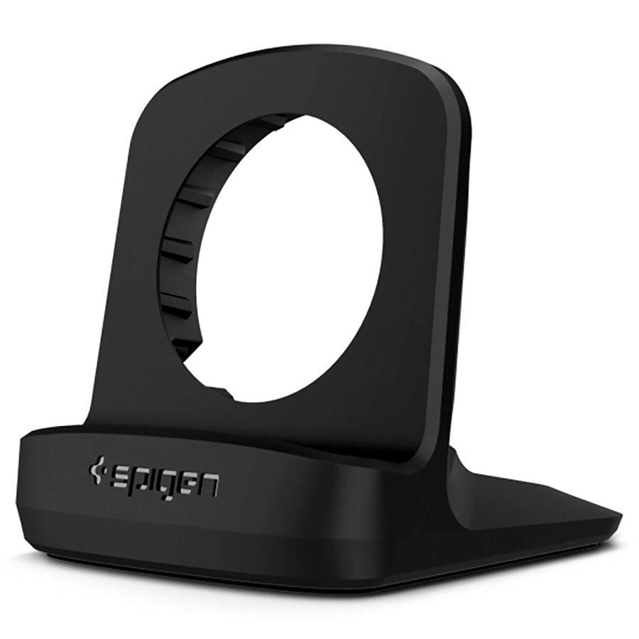 Spigen S353 Night Stand til Samsung Galaxy Watch 5 / 5 Pro / 6 - Oplader Stander - Sort