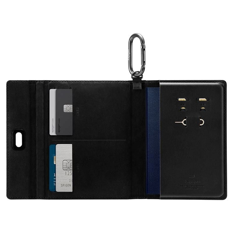 Spigen Universal Holder til Pas m. Kortholder - Sort
