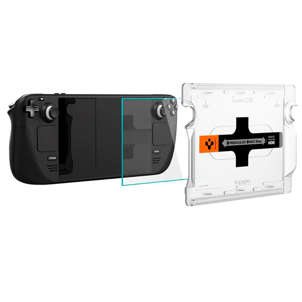 Valve Steam Deck / OLED Spigen EZ Fit Glas.tR Skærmbeskyttelse - Case Friendly - Gennemsigtig