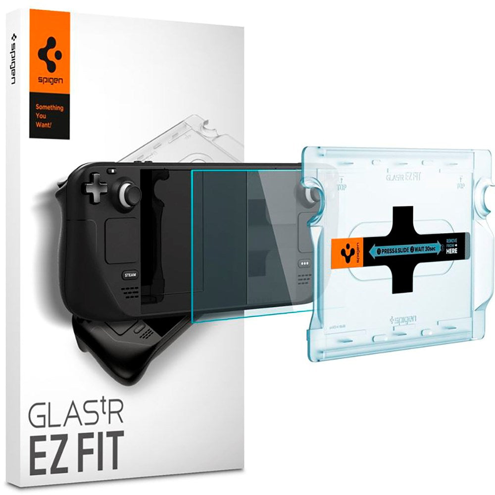 Valve Steam Deck / OLED Spigen EZ Fit Glas.tR Skærmbeskyttelse - Case Friendly - Gennemsigtig