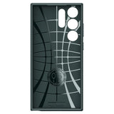 Spigen - Liquid Air Fleksibelt Plastik Cover - Samsung Galaxy S23 Ultra - Grøn