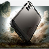 Samsung Galaxy S23 Spigen Tough Armor Case m. Kickstand - Sort