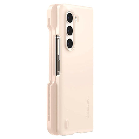 Samsung Galaxy Z Fold 5 Spigen Thin Fit Bagside Cover - Cremehvid