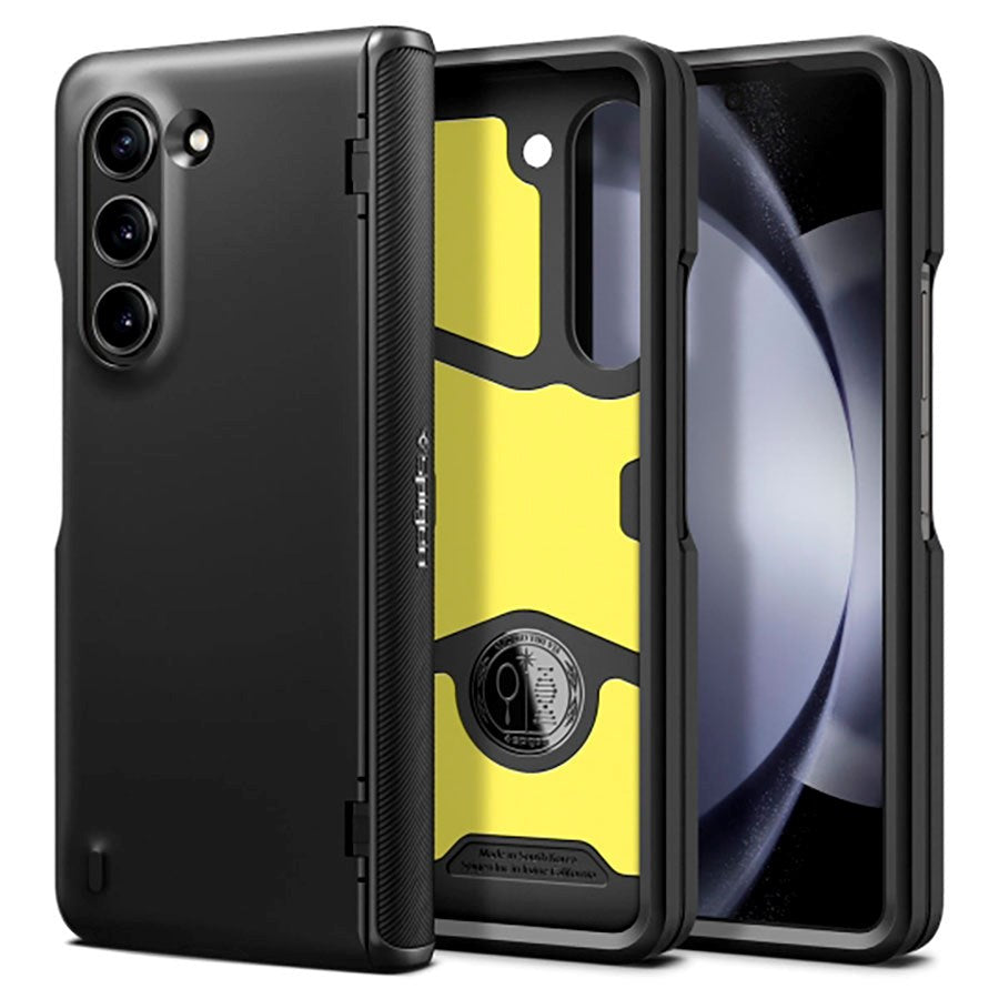 Samsung Galaxy Z Fold5 Spigen Slim Armor Pro Bagside Cover - Sort