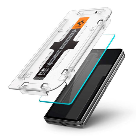 Spigen Samsung Galaxy Z Fold5 EZ Fit Glas.tR Skærmbeskyttelse - 2 stk. - Case Friendly - Gennemsigtig