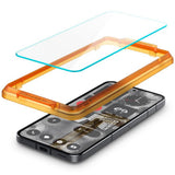 Spigen - Nothing Phone (2) - AlignMaster Glass tR Skærmbeskyttelse - 2 stk - Case Friendly - Gennemsigtig