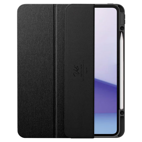 iPad Pro 13" (2024) Spigen Urban Fit Stof Flip Cover m. Pen Holder - Sort