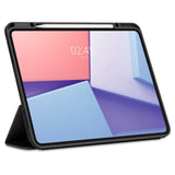 iPad Pro 13" (2024) Spigen Urban Fit Stof Flip Cover m. Pen Holder - Sort