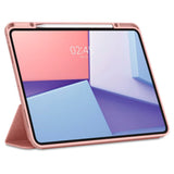 iPad Pro 13" (2024) Spigen Urban Fit Stof Flip Cover m. Pen Holder - Rose Gold