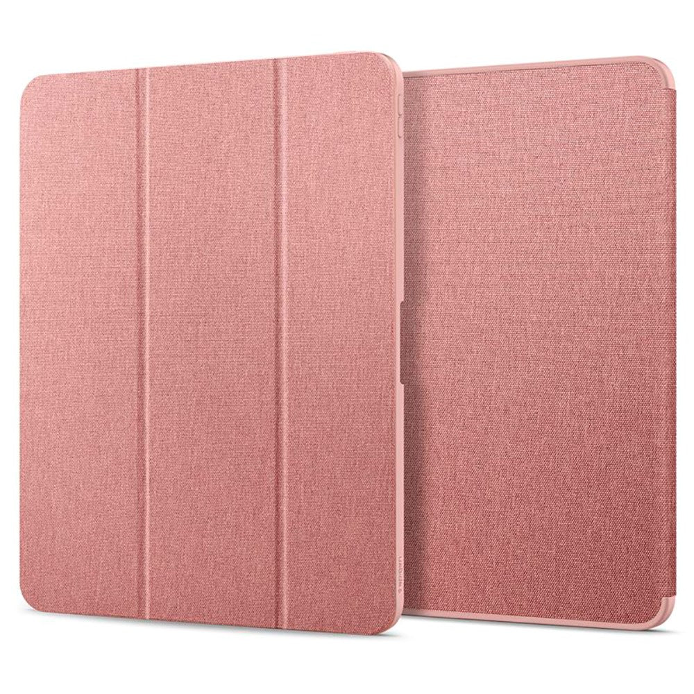 iPad Pro 13" (2024) Spigen Urban Fit Stof Flip Cover m. Pen Holder - Rose Gold