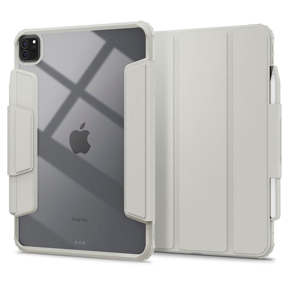 iPad Pro 11" (2024) Spigen Air Skin Pro Læder Flip Cover - Grå