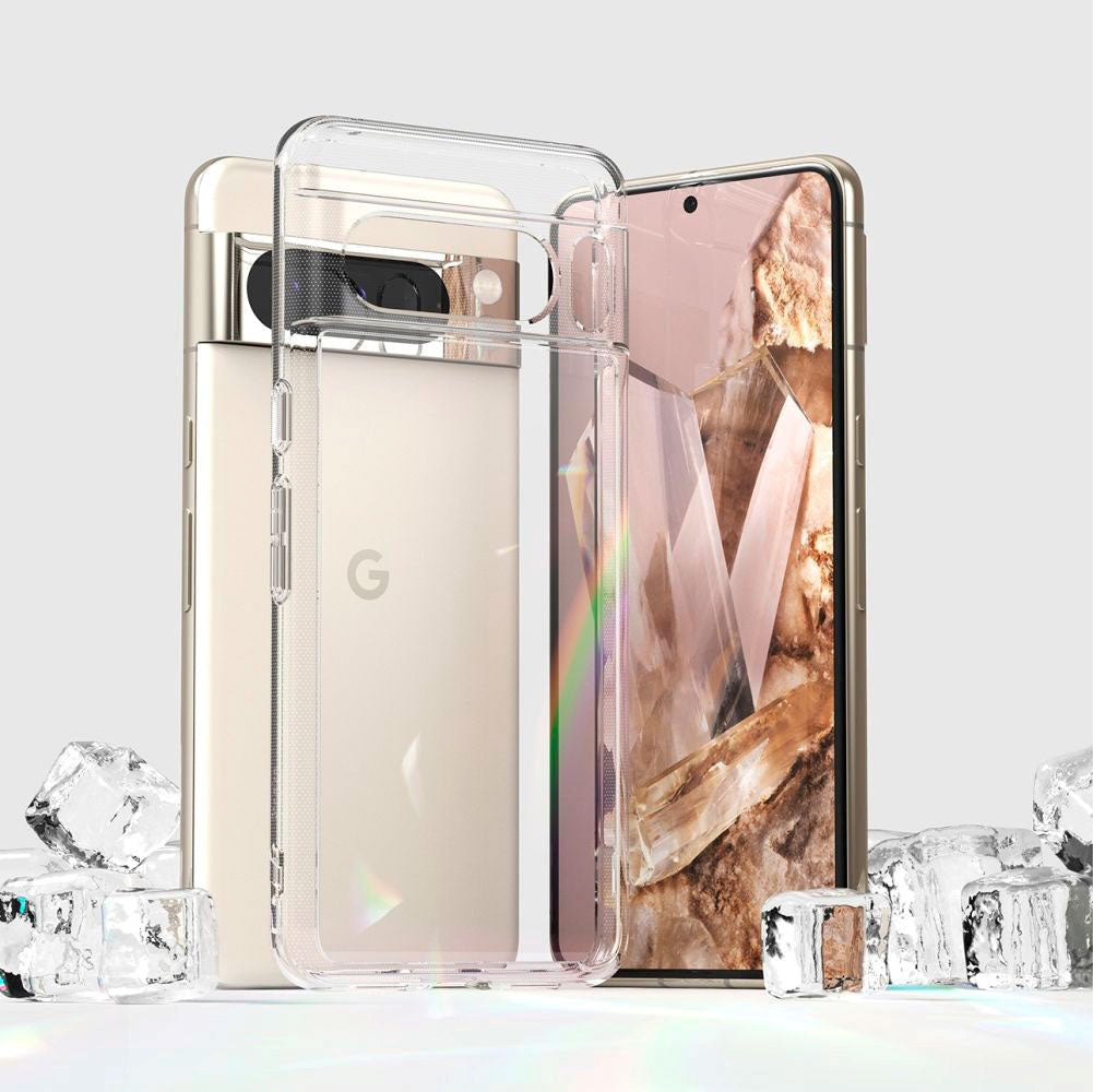 Google Pixel 8 Pro Ringke Fusion Bagside Cover - Clear