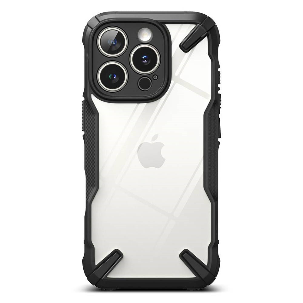 iPhone 16 Pro Max Ringke Fusion X Bagside Cover - Gennemsigtig / Sort