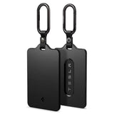 Spigen - Tesla Nøglekort Holder - Karabinhage - 2-Pack - Sort