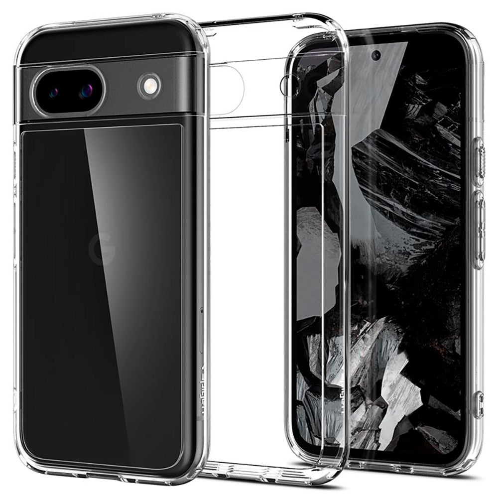 Google Pixel 8a Spigen Ultra Hybrid Case - Gennemsigtig