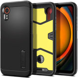 Samsung Galaxy XCover 7 Spigen Tough Armor Case m. Kickstand - Sort