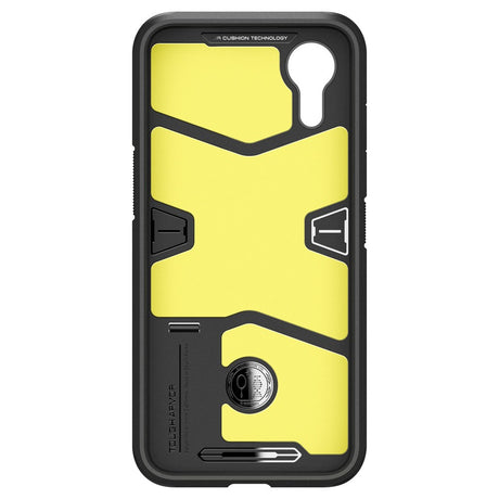 Samsung Galaxy XCover 7 Spigen Tough Armor Case m. Kickstand - Sort