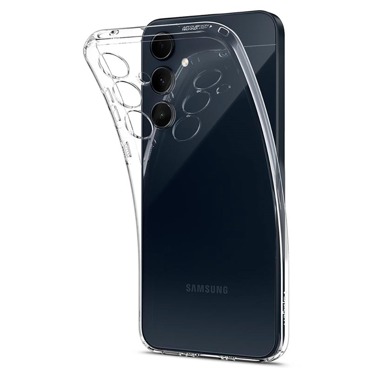 Samsung Galaxy A35 (5G) Spigen Crystal Flex Bagside Cover - Gennemsigtigt