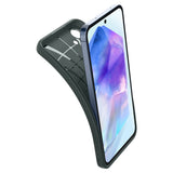 Samsung Galaxy A55 (5G) Spigen Liquid Air Bagside Cover - Grøn