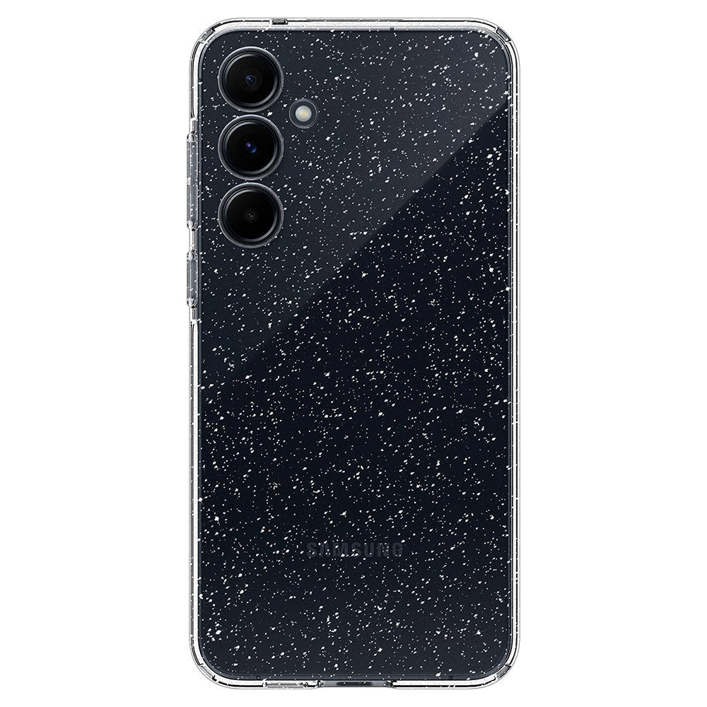 Samsung Galaxy A55 (5G) Spigen Liquid Crystal Glitter Bagside Cover - Gennemsigtig