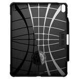 iPad Air 13" (2024) Spigen Rugged Armor Pro Flip Cover m. Apple Pencil Holder - Sort