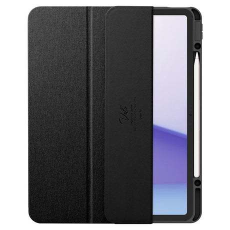 iPad Air 13" (2024) Spigen Urban Fit Stof Flip Cover m. Pen Holder - Sort