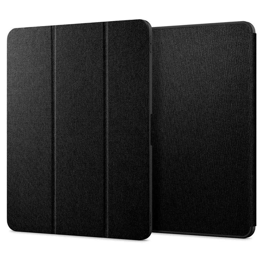 iPad Air 13" (2024) Spigen Urban Fit Stof Flip Cover m. Pen Holder - Sort