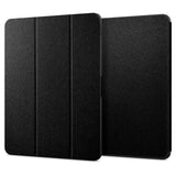 iPad Air 13" (2024) Spigen Urban Fit Stof Flip Cover m. Pen Holder - Sort