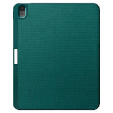 iPad Air 13" (2024) Spigen Urban Fit Stof Flip Cover m. Pen Holder - Grøn