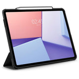 iPad Air 13" (2024) Spigen Air Skin Pro Læder Flip Cover - Sort