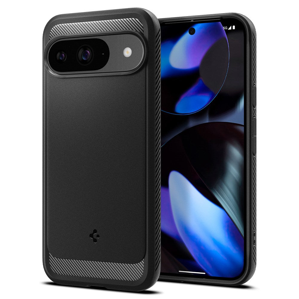 Google Pixel 9 / 9 Pro Spigen Rugged Armor Bagside Cover - Sort