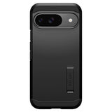 Google Pixel 9 / 9 Pro Spigen Tough Armor Case m. Kickstand - Sort