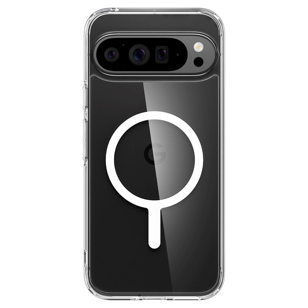 Google Pixel 9 Pro XL Spigen Ultra Hybrid Bagside Cover - MagSafe Kompatibel - Gennemsigtig / Hvid