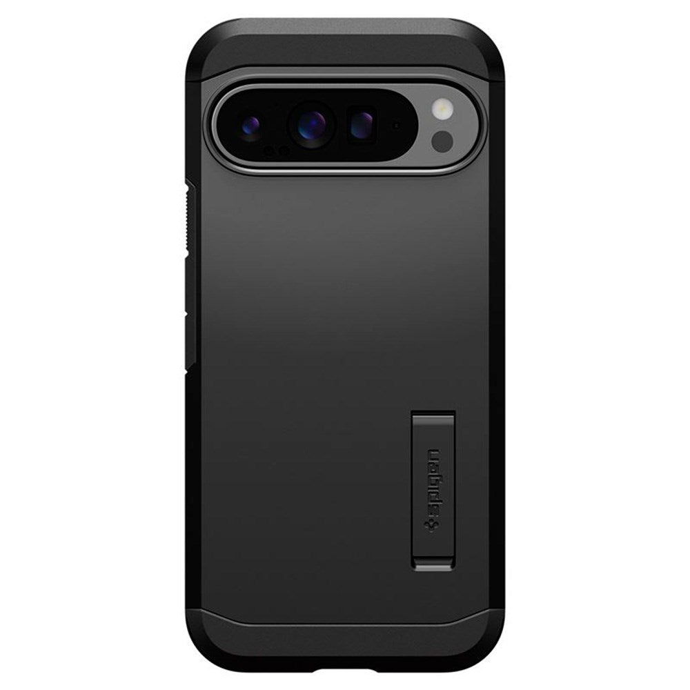 Google Pixel 9 Pro XL Spigen Tough Armor Case m. Kickstand - Sort