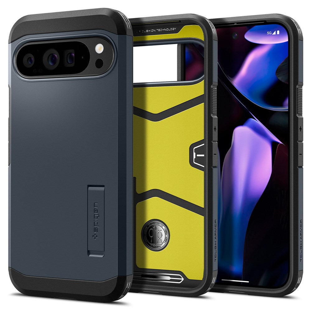 Google Pixel 9 Pro XL Spigen Tough Armor Bagside Cover - Grå