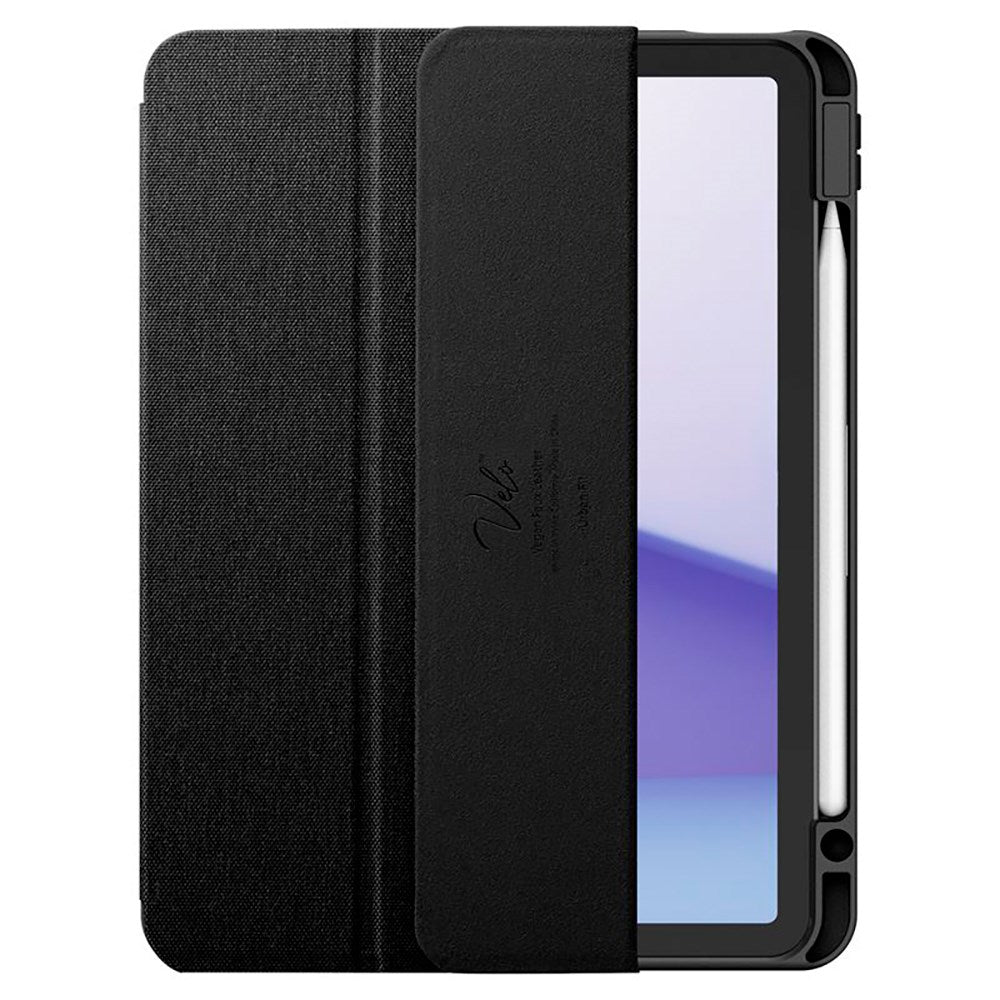 iPad Air 11" (2024) Spigen Urban Fit Stof Flip Cover m. Pen Holder - Sort