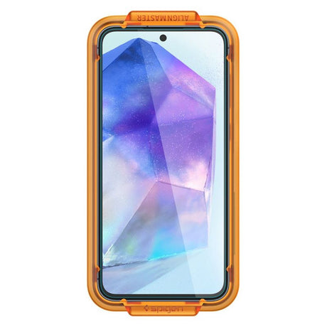 Spigen - Samsung Galaxy A35 (5G) - AlignMaster Glass tR Skærmbeskyttelse - 2 stk - Case Friendly - Gennemsigtig