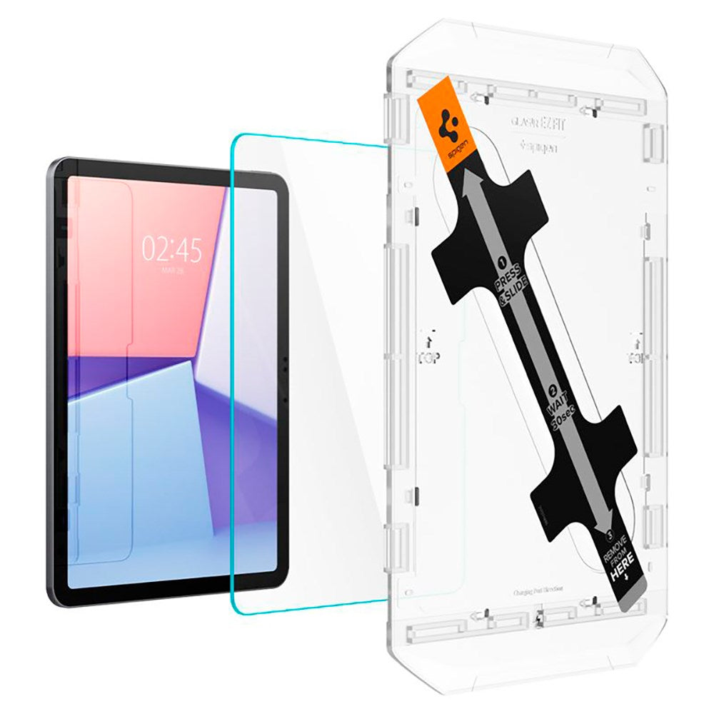 iPad Air 11" (2024) Spigen EZ Fit Glas.tR Skærmbeskyttelse - Case Friendly - Gennemsigtig